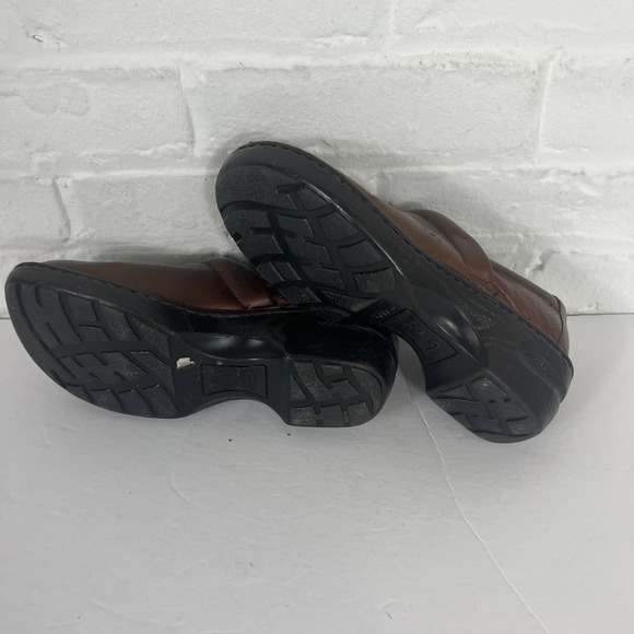 BOC Born Concept Women's Brown Leather Slip-on Clogs Comfort Shoes Size 9 US - Picture 3 of 6